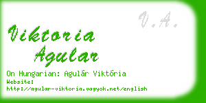 viktoria agular business card